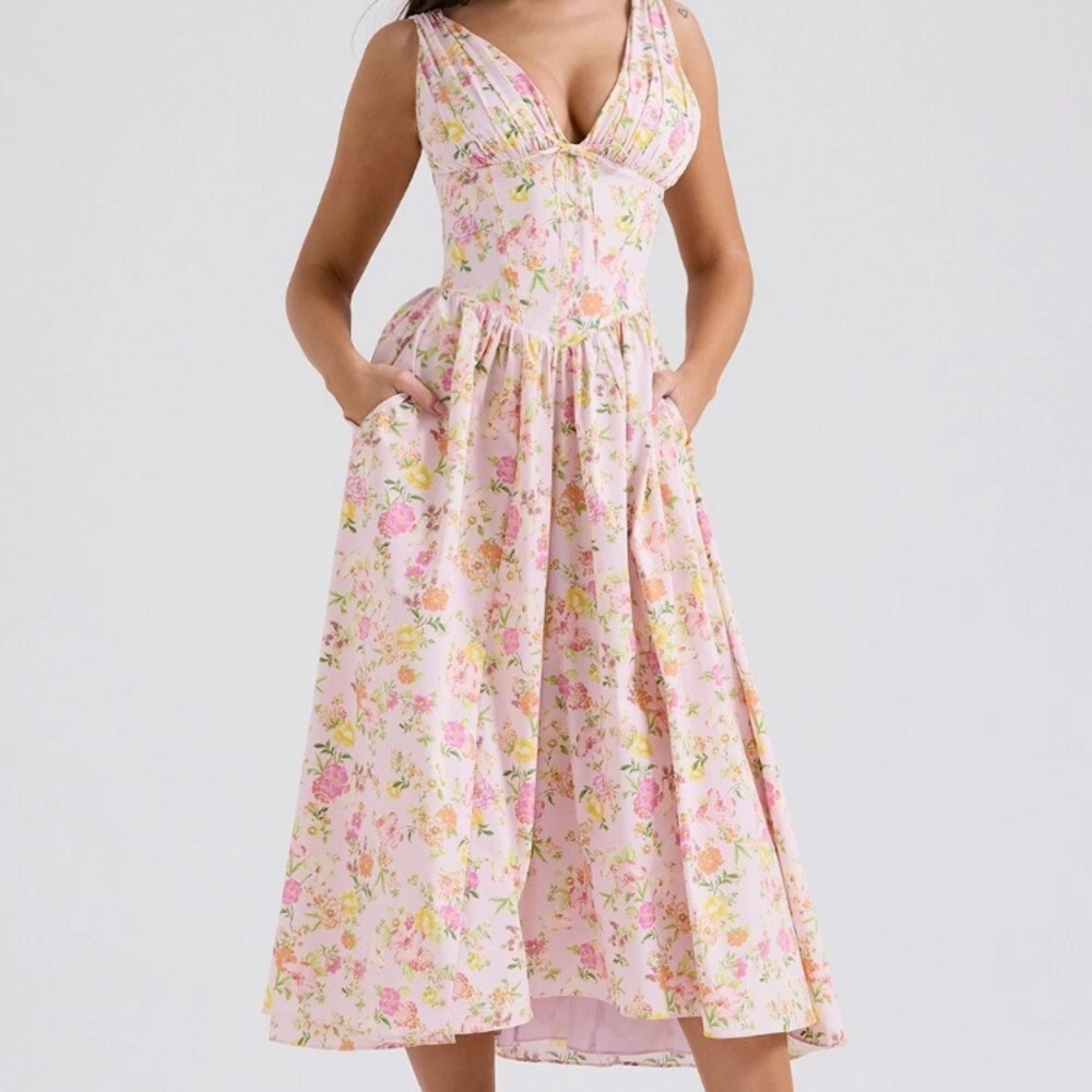 House of CB “Emmelina” corset cotton sun dress